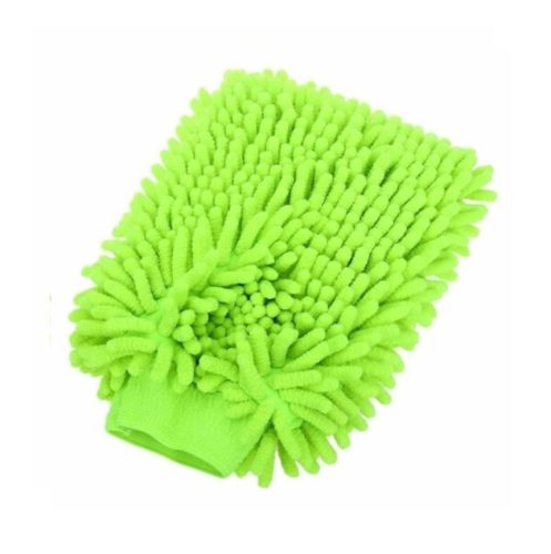 Mikroszálas tisztító kesztyű - zöld