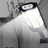 LED napelemes lámpa, alkonyat mozgásérzékelő, távirányítóval