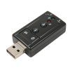 USB hangkártya 7.1 mikrofon jack fejhallgató