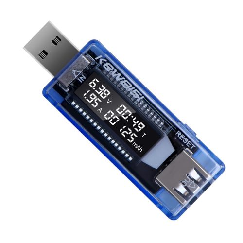 USB feszültség- és árammérő (voltmérő és ampermérő)